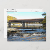 Harpersfield Covered Bridge Ashtabula County Ohio Briefkaart (Voorkant / Achterkant)