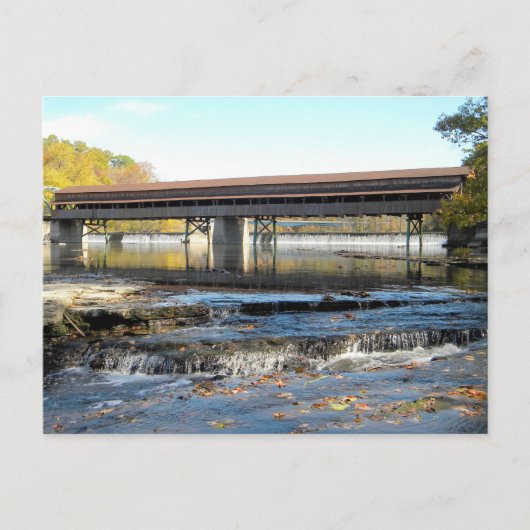 Harpersfield Covered Bridge Ashtabula County Ohio Briefkaart (Voorkant)