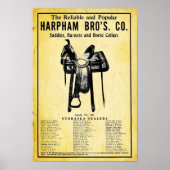  Harpham Brothers Horse Saddle en print (Voorkant)