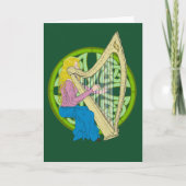 Harpij Nieuwjaar Kaart (Voorkant)