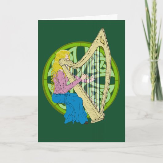 Harpij Nieuwjaar Kaart (Voorkant)