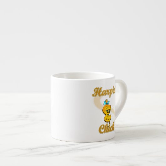 Harpist Chick Espresso Kop (Voorkant rechts)