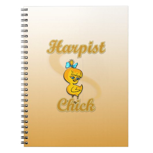 Harpist Chick Notitieboek (Voorkant)