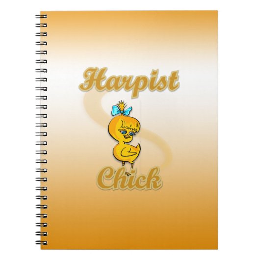 Harpist Chick Notitieboek (Voorkant)