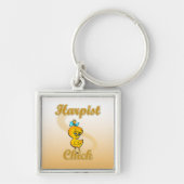 Harpist Chick Sleutelhanger (Voorkant)