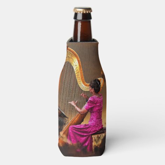 HARPIST FLESJESKOELER (Fles Voorkant)