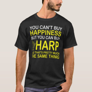 Harpist Harpspeelster Orkest Harpmeisje Instrument T-shirt