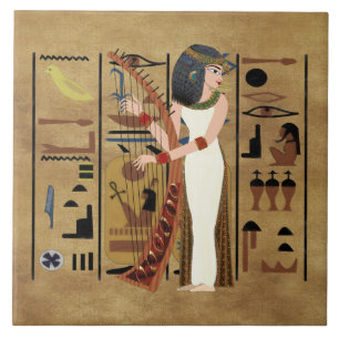 Harpist Tegeltje