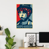 Harpo Marx - Harpo-Marxisme: OHP Poster (Thuiskantoor)