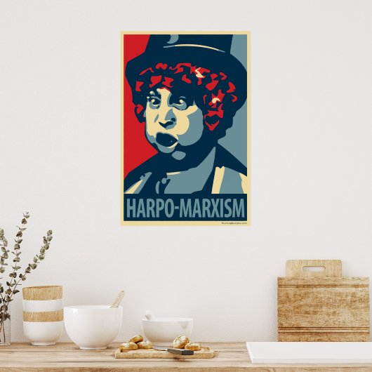 Harpo Marx - Harpo-Marxisme: OHP Poster (Keuken)
