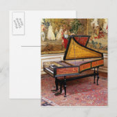 Harpsichord, 1634 briefkaart (Voorkant / Achterkant)