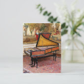Harpsichord, 1634 briefkaart (Staand voorkant)