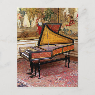 Harpsichord, 1634 briefkaart