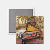 Harpsichord, 1634 magneet (Voorkant / Achterkant)