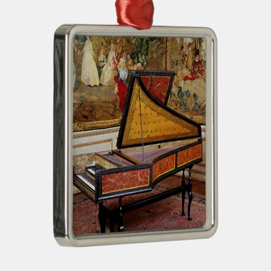 Harpsichord, 1634 metalen ornament (Rechts)
