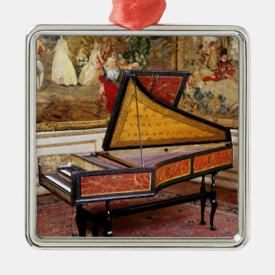Harpsichord, 1634 metalen ornament