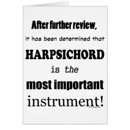 Harpsichord Belangrijkste instrument