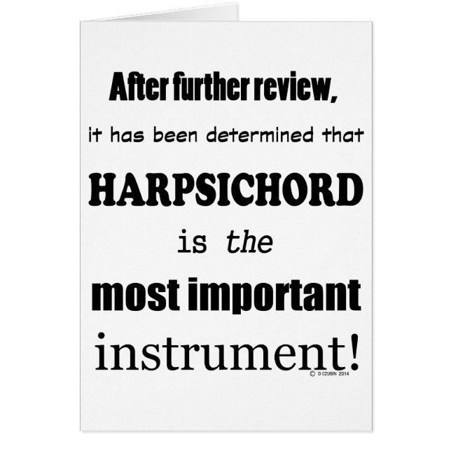 Harpsichord Belangrijkste instrument (Voorkant)