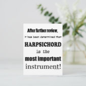 Harpsichord Belangrijkste instrument Briefkaart (Staand voorkant)