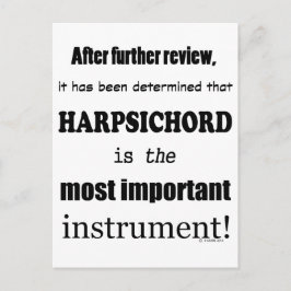 Harpsichord Belangrijkste instrument Briefkaart