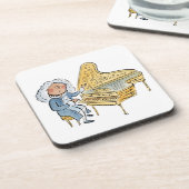 Harpsichord Bier Onderzetter (Linkerzijde)