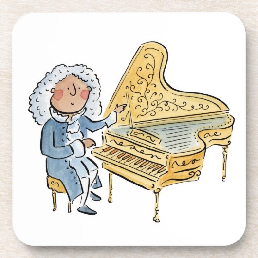 Harpsichord Bier Onderzetter (Voorkant)