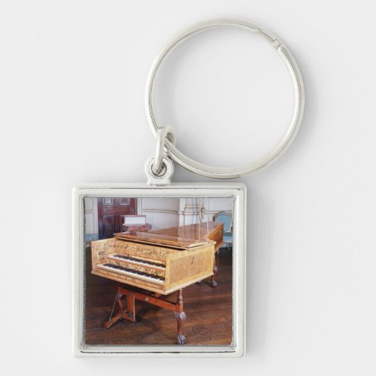 Harpsichord, door Jacob Kirckman, Engels, 1766 Sleutelhanger (Voorkant)