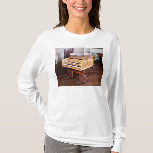 Harpsichord, door Jacob Kirckman, Engels, 1766 T-shirt (Voorkant)