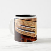 Harpsichord, door Jacob Kirckman, Engels, 1766 Tweekleurige Koffiemok (Voorkant links)