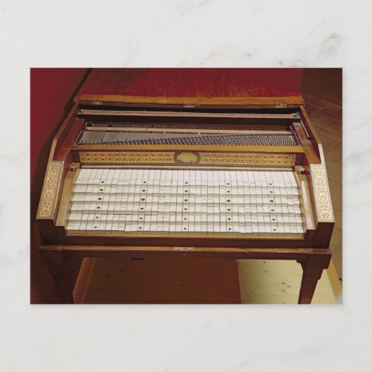 Harpsichord, door Johann Jakob Konnicke , 1796 Briefkaart (Voorkant)