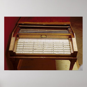 Harpsichord, door Johann Jakob Konnicke , 1796 Poster