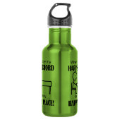 Harpsichord Happy Place Waterfles Waterfles (Voorkant)