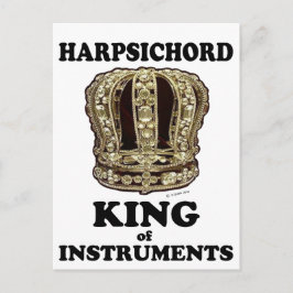 Harpsichord King of Instruments Briefkaart