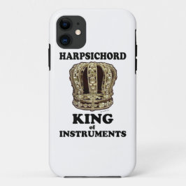 Harpsichord King of Instruments iPhone 11 Hoesje