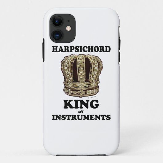 Harpsichord King of Instruments Case-Mate iPhone Case (Achterkant)