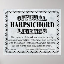 Harpsichord-licentie