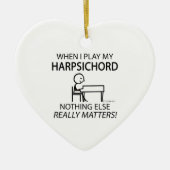 Harpsichord niets anders keramisch ornament (Voorkant)