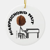 Harpsichord Nut Keramisch Ornament (Voorkant)