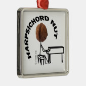 Harpsichord Nut Metalen Ornament (Rechts)