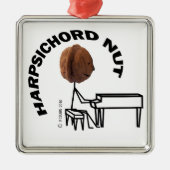 Harpsichord Nut Metalen Ornament (Voorkant)