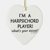 Harpsichord Player Keramisch Ornament (Rechts)