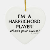 Harpsichord Player Keramisch Ornament (Voorkant)