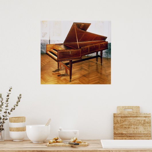 Harpsichord van Franz Joseph Haydn Poster (Keuken)