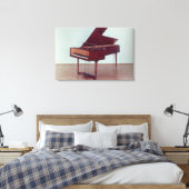 Harpsichord van Ludwig van Beethoven Canvas Afdruk (Insitu (Slaapkamer))