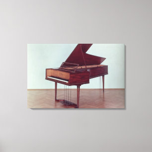 Harpsichord van Ludwig van Beethoven Canvas Afdruk