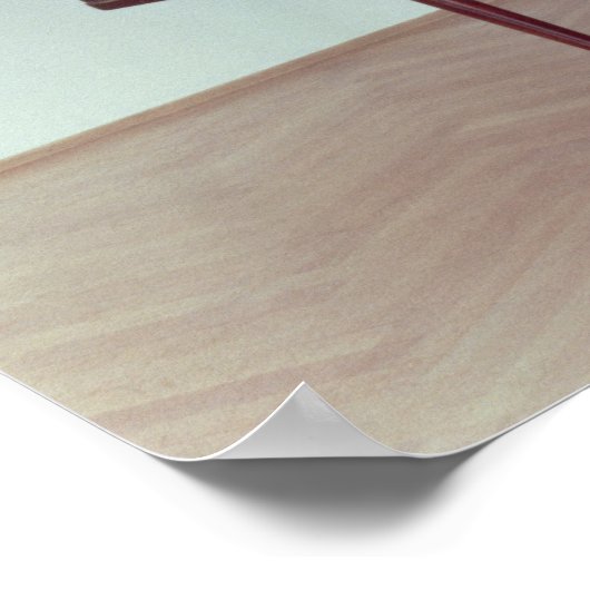 Harpsichord van Ludwig van Beethoven Poster (Hoek)