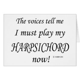 Harpsichord Voices zegt dat je moet spelen