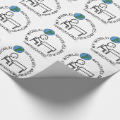 Harpsichord - Wereld rond Cadeaupapier (Hoek)