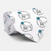 Harpsichord - Wereld rond Stropdas (Opgerold)