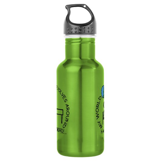 Harpsichord - Wereld rond Waterfles (Achterkant)